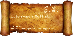 Ellenbogen Melinda névjegykártya